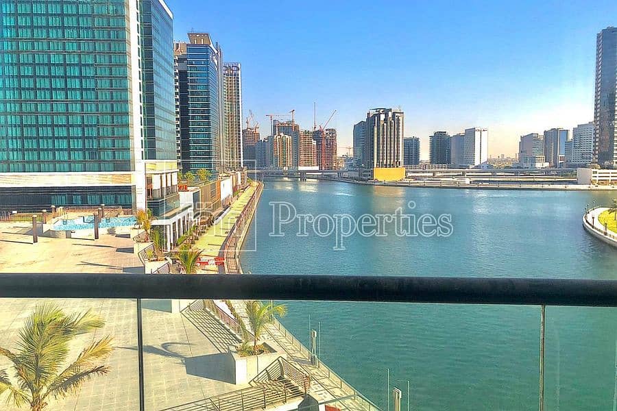 Fully furnished with full canal view |near metro