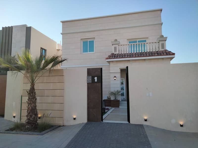 New villa for sale with electricity and water in Al Zahia, Ajman