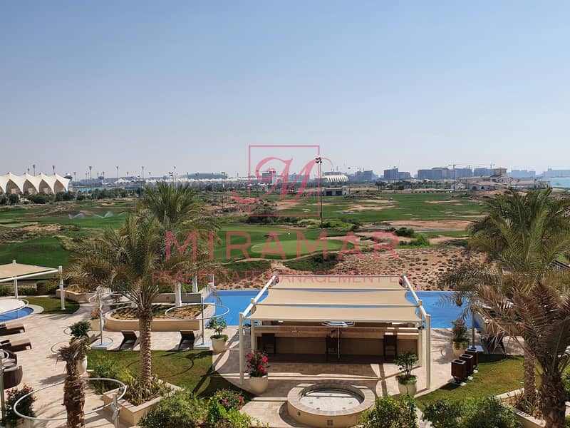 GOLF COURSE VIEW!!! SPACIOUS 2B APARTMENT WITH MAID'S ROOM!! READY TO MOVE IN!