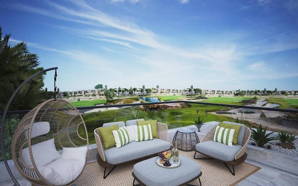 CHEAPEST GOLF COURSE FACING 6BR+MAIDS + 2 KITCHEN + DRIVER ROOM + ROOF TOP AED 6,999,999 **Full Golf Course ⛳ & Lake view