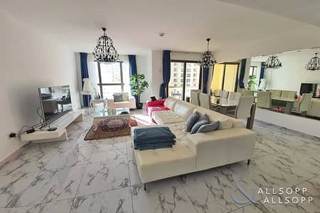 3 Bedroom Apartment for Sale in Jumeirah Beach Residence (JBR), Dubai - 3 Beds + Maid | Upgraded | Sea + Palm View 3 Bedroom Apartment for Sale in Jumeirah Beach Residence (JBR), Dubai - 3 Beds + Maid | Upgraded | Sea + Palm View