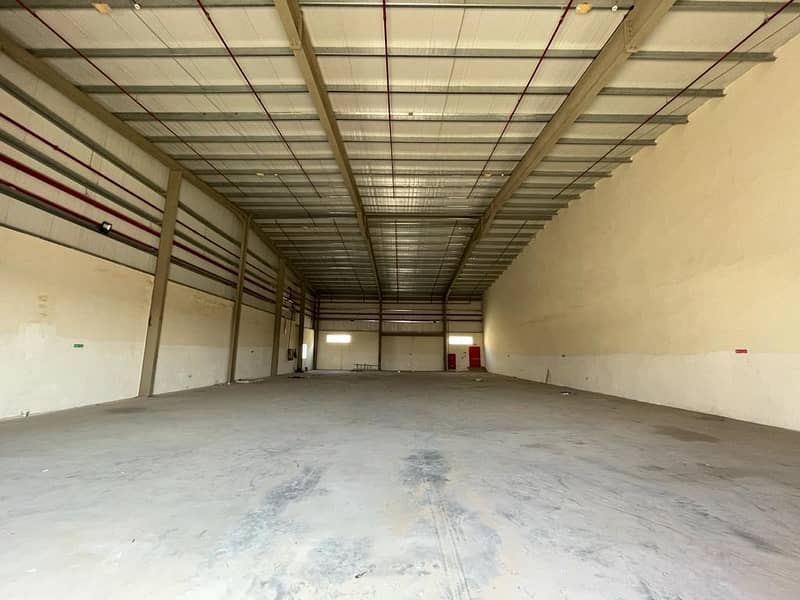 WAREHOUSE FOR RENT 6500 SQRF YEARLY RENT 90K FRONT OF STREET 25KVA