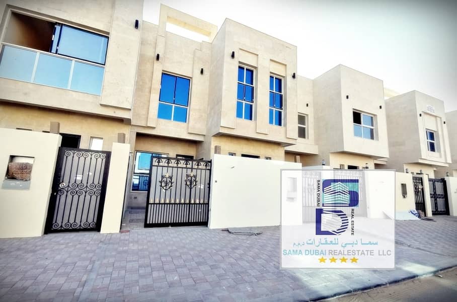 Villa for rent in modern finishes with a modern design in Al Yasmeen. Land area: 2700square feet Built up area: large in Ajman On the street Citizen Electricity