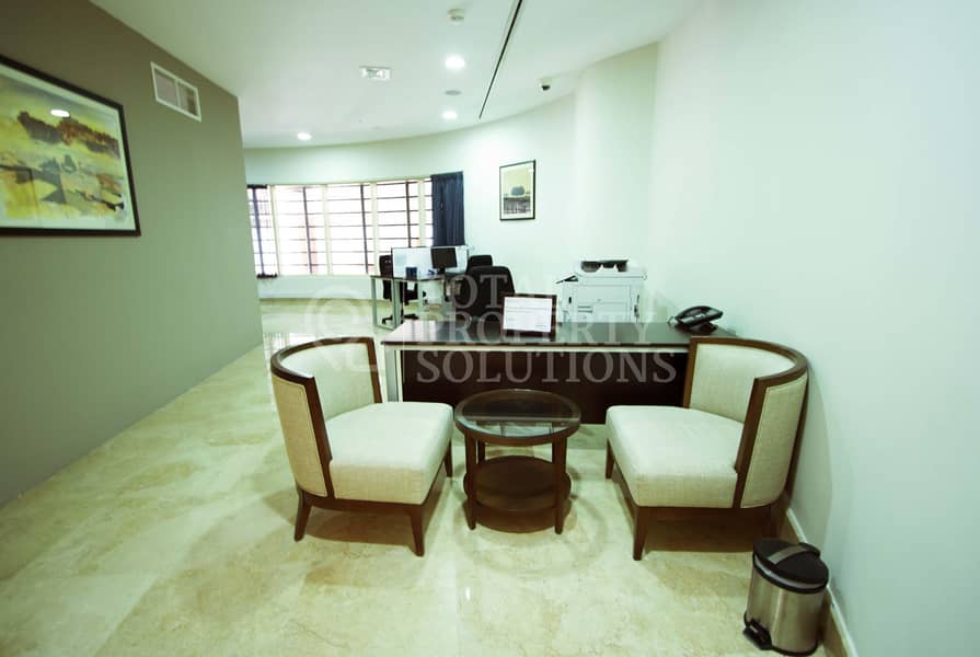 7 Fully-Furnished Office Space | Prime Location