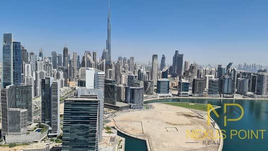 Burj Khalifa and lake view|kitchen appliances I Balcony Burj Khalifa and lake view|kitchen appliances I Balcony