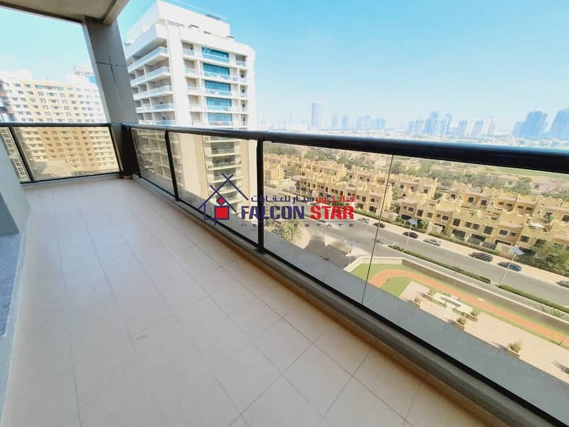 GOLF VIEW | RARE LAYOUT BIGGEST SIZE 3 BED WITH HUGE BALCONY