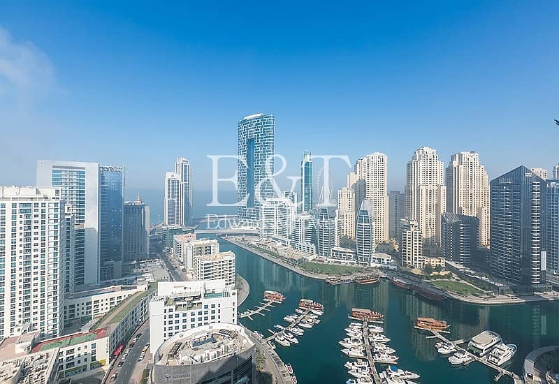 Available Now|Full Marina and Sea View|High Floor