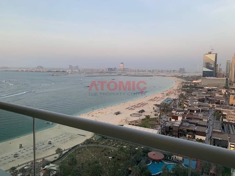 Full Sea View| Higher Floor| 1BR Al Bateen @ 90K