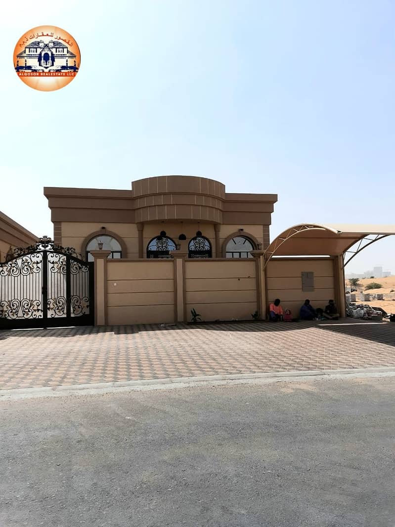 The most modern and wonderful villa in the Emirate of Ajman on a street close to all services in the finest areas