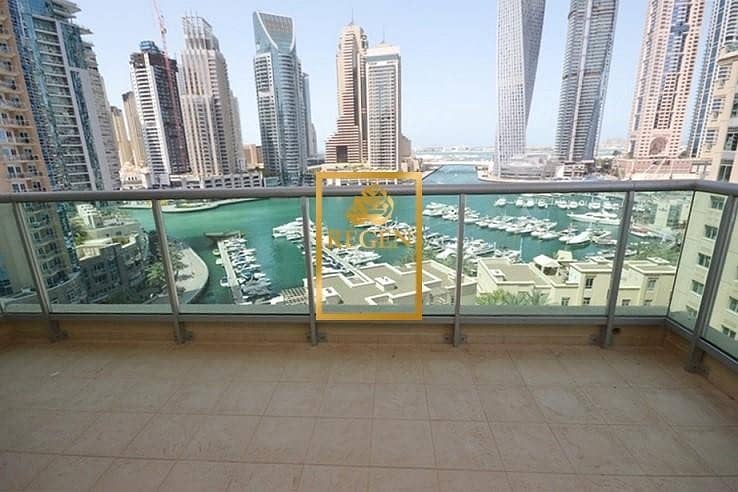 Marina & Pool View - Three Bedroom Hall Apartment  For SALE in Emaar Six Towers - Chiller Free