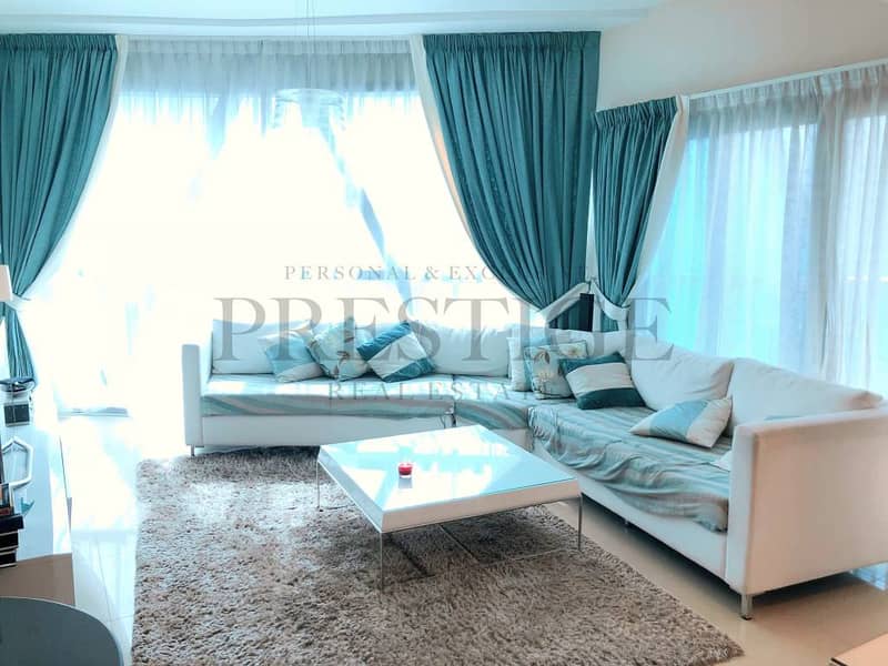 Fully upgraded  | Furnished 2 BD + Maids
