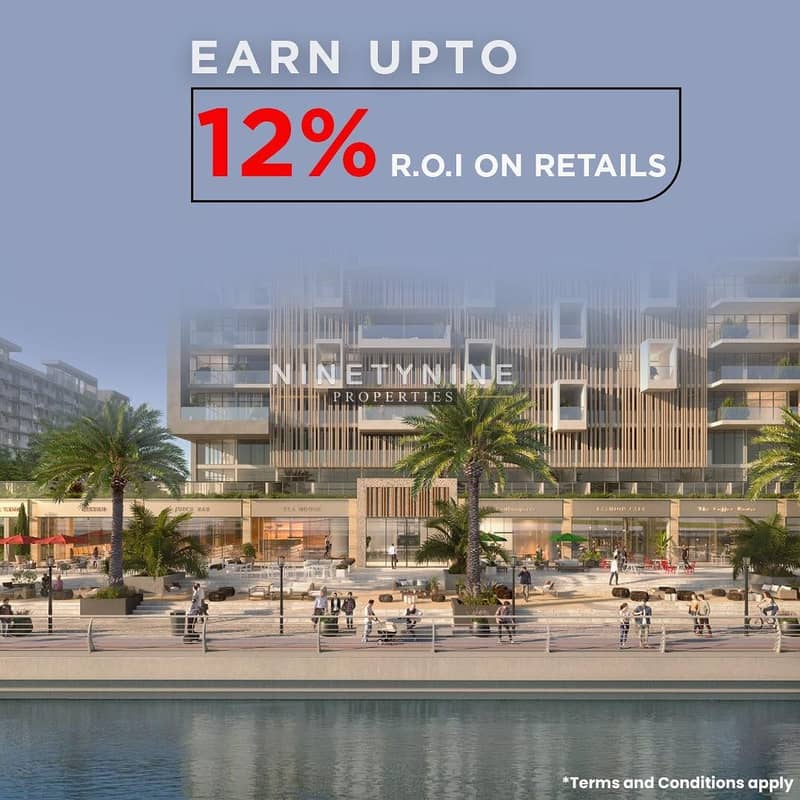 2 Only Lake View Retail Option! 12% ROI