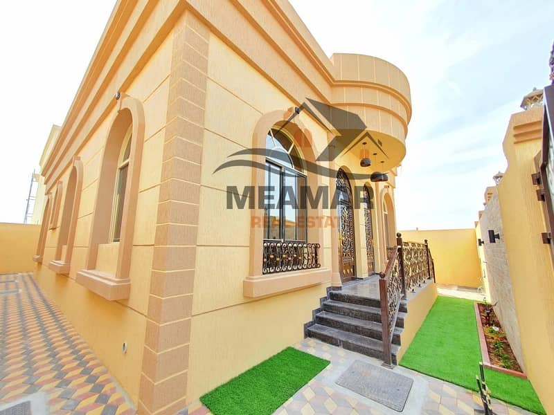 Free Hold Villa excellent finishing main road in excellent location, price in Al Zahia area.