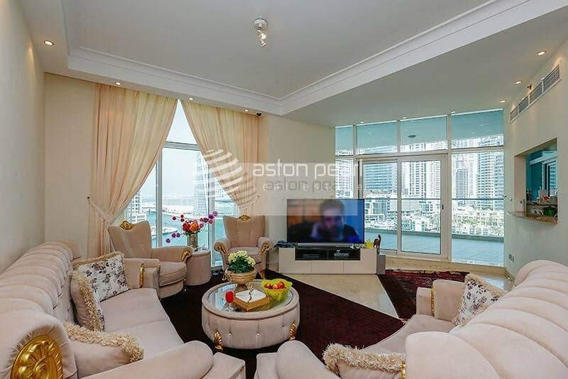 8 Vacant Now | Full Marina View  3BR+Maid | Must See