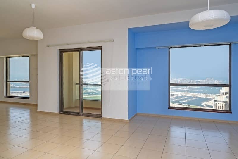 Largest/Rarest 1BR Full Sea View in JBR|High Floor