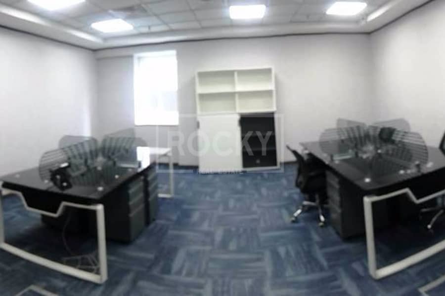 Fitted-Furnished Office | with Partition | Latifa Tower