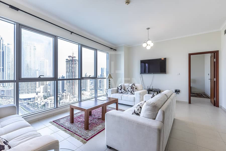 Fully Furnished | Burj View | Maids Room
