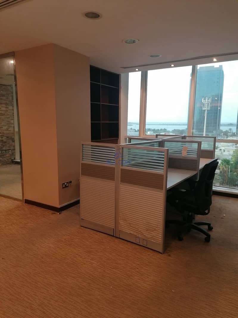 5 Spacious Office with beautiful sea view available for 118K in khalidiya