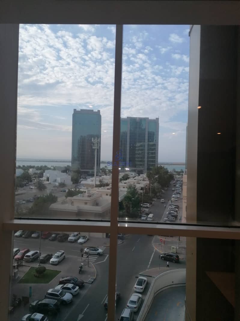 10 Spacious Office with beautiful sea view available for 118K in khalidiya