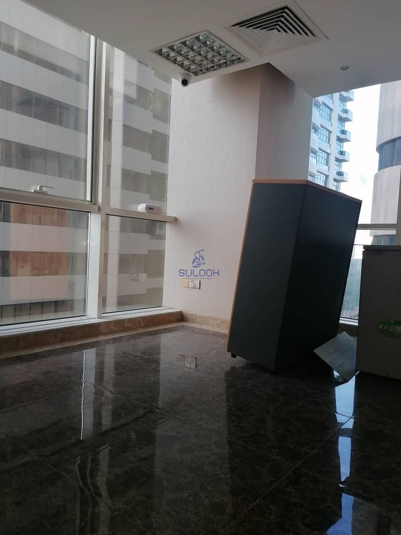 11 Spacious Office with beautiful sea view available for 118K in khalidiya