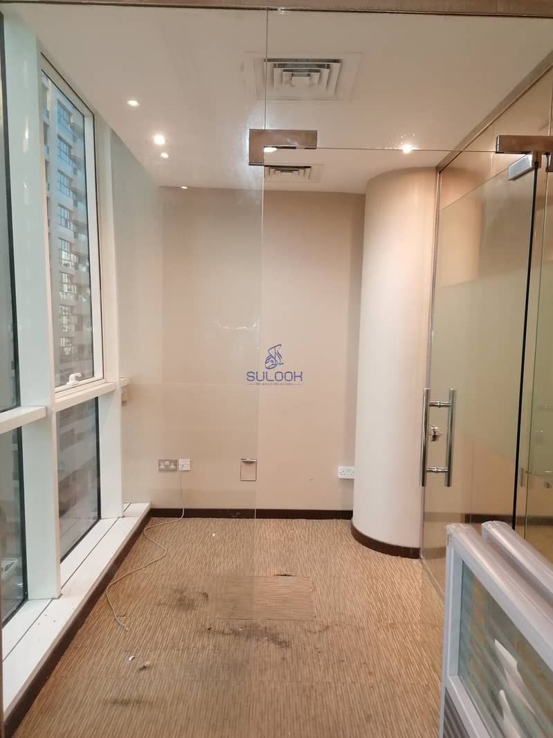 15 Spacious Office with beautiful sea view available for 118K in khalidiya