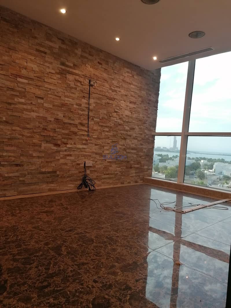 17 Spacious Office with beautiful sea view available for 118K in khalidiya
