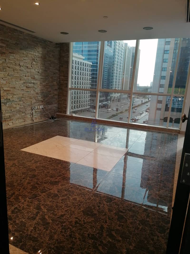 22 Spacious Office with beautiful sea view available for 118K in khalidiya