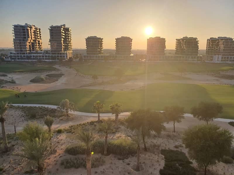 8 ready to move 2 bedroom townhouse in  damac hills with maid room