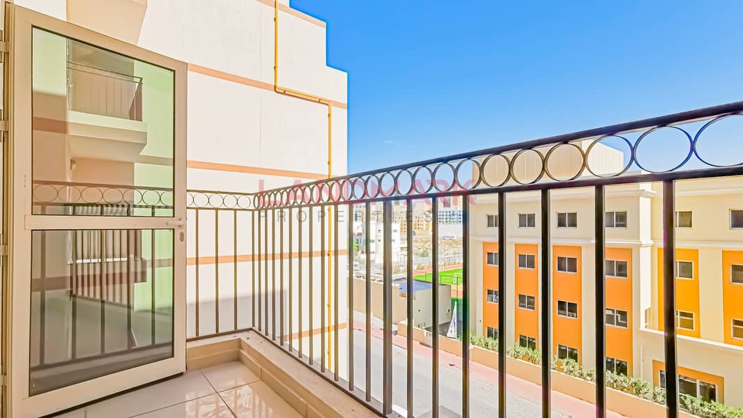 HOT | New 1BR | Balcony | Parking | Pool | Gym | Next to gate 2 in JVC