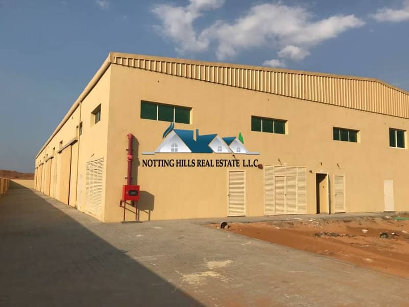 43500 sq ft industrial Property with 24000 sq ft warehouse is available for sale in  Umm al Quwain