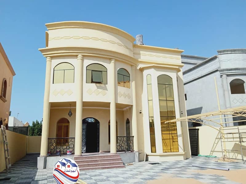 Villa for sale personal finishing at an excellent price in Ajman, an area close to the main street, a large building area (Al Rawda 3)