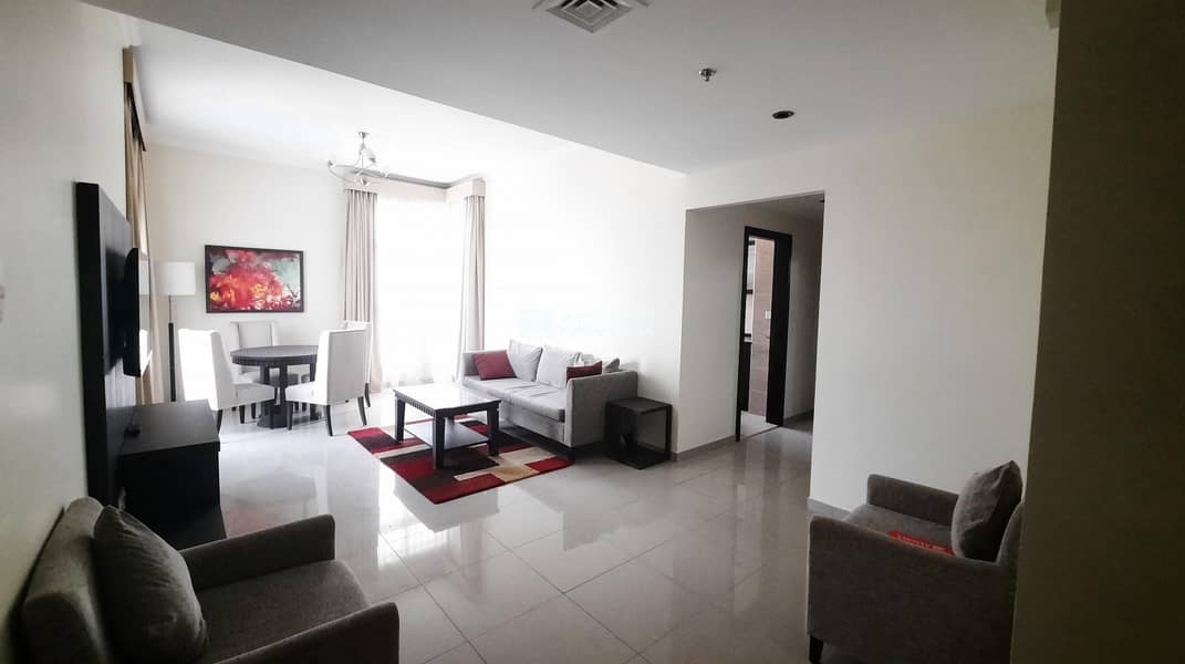 2 Fully Furnished || High Floor || Fabulous 1 BHK ||