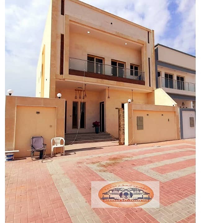 Stone destination villa for sale on Al-Jar Street directly - excellent location - super duplex finishing with the possibility of bank financing.