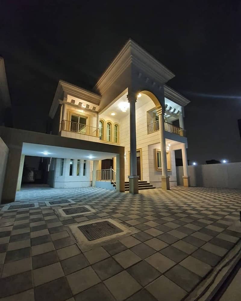 Luxurious villa behind Nesto with European design for sale in Ajman next to all services from the owner directly with bank financing at the lowest bank percentage, second piece of the neighboring street