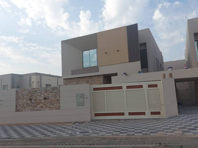 Owns your own villa for you and your family in Ajman, Al Rawda area, modern design Super Deluxe with the possibility of easy bank financing