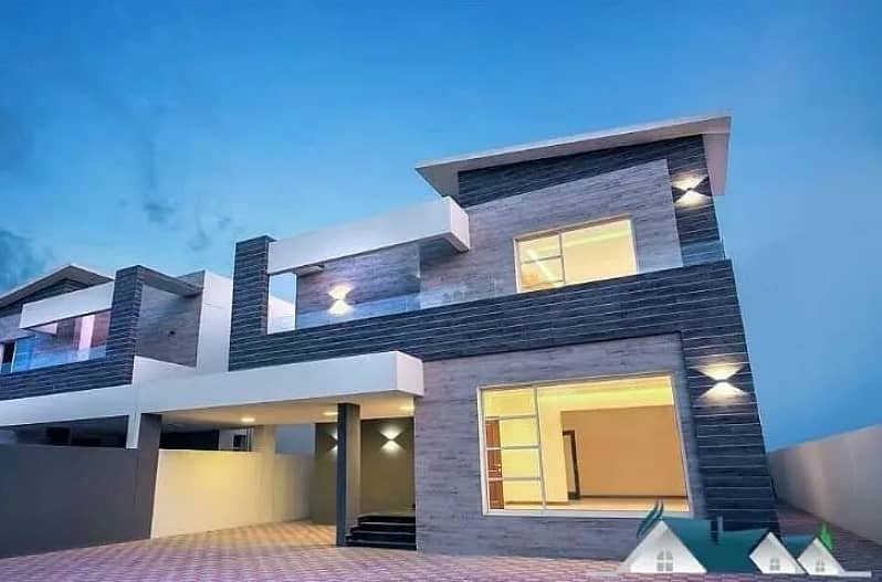 Modern villa, European design And high quality finishes Behind the Hamidiyah Police Station On the sidewalk Street The lowest prices and all banking facilities