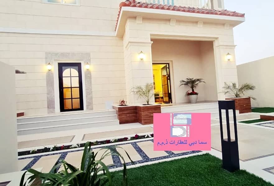 New villa with furniture for sale High end personal finishing At the best locations in Ajman