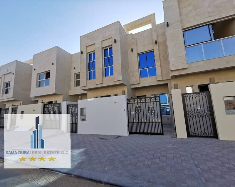 Villa for rent in modern finishes with a modern design in Al Yasmeen. Land area: 2700square feet Built up area: large in Ajman On the street