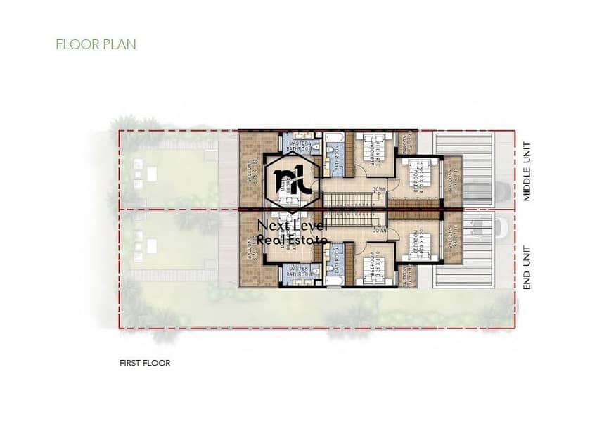 10 4 BR Middle Unit - Near to Spinneys Market - 4.5 Years Payment Plan