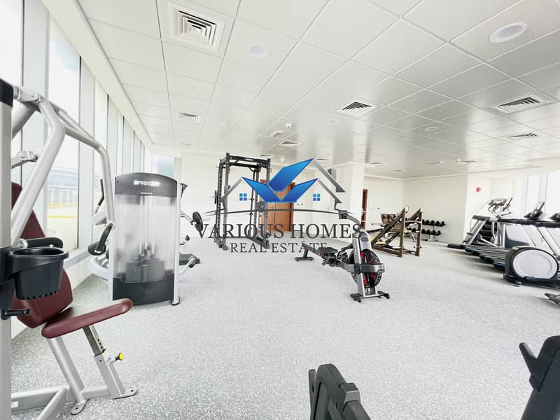 24 GYM IN BRAND NEW TOWER AT DANET ABU DHABI