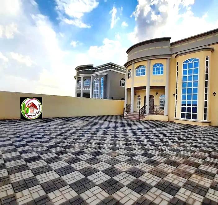 A new villa in Al Rawda, modern Arabic design, with high quality finishes, in the second piece of Al Jar Street