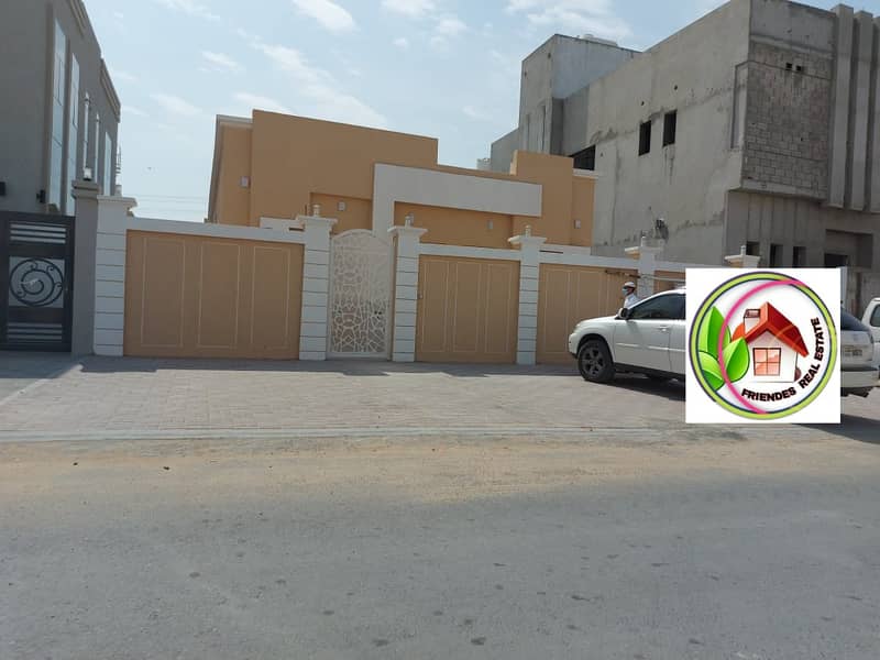 New villa, ground floor, directly on Al-Jar Street, close to all services, and in front of the Jasmine Mosque