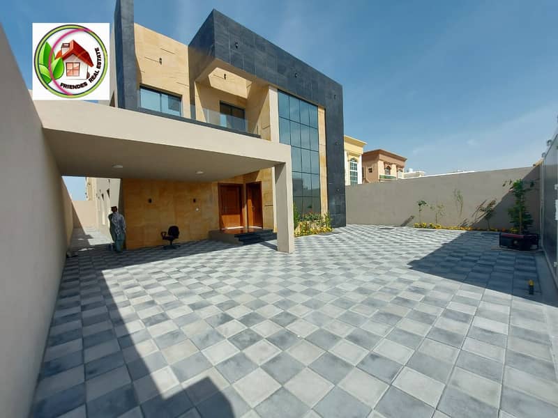 Villa for the owners of luxury and architectural sophistication, owns a villa in Ajman with a modern design, a house of life, without down payment