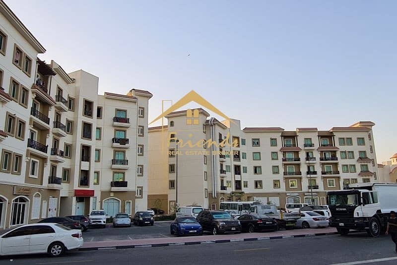 PERFECT PRICE FOR STUDIO WITH BALCONY IN GREECE CLUSTER RENT Aed16000/-YEARLY
