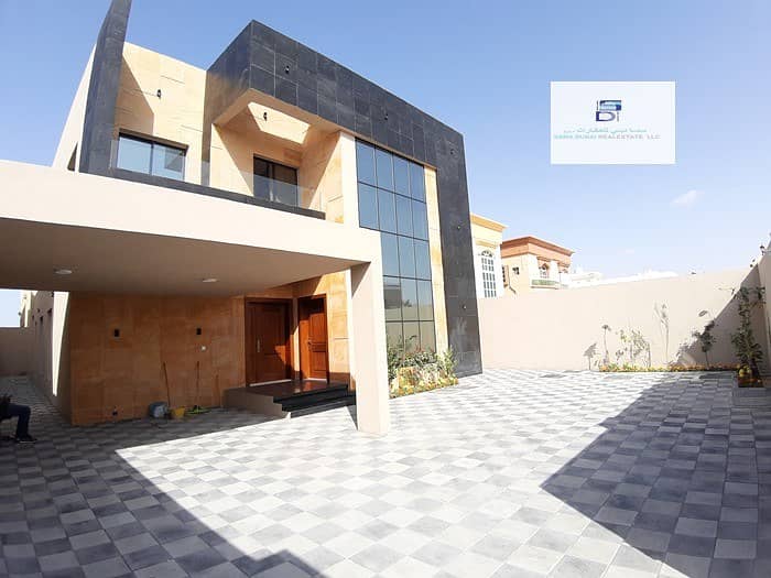 New Modern design villa big built up area stone for sale in ajman