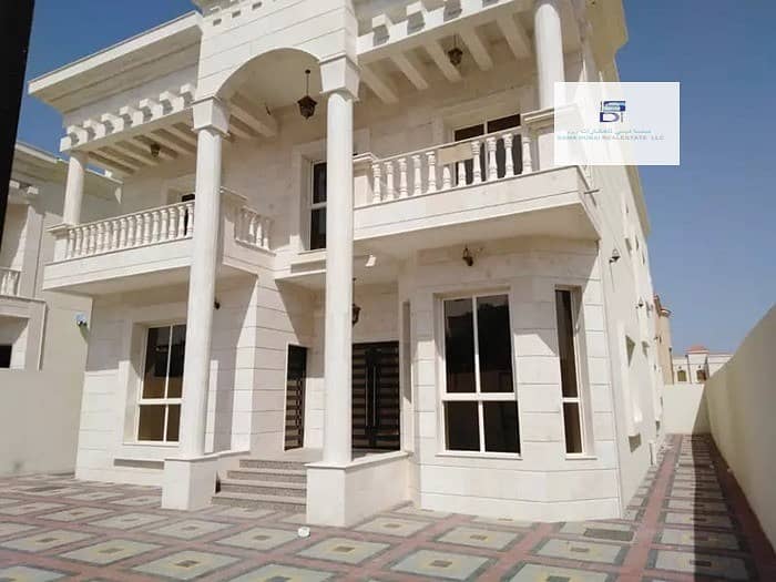 New Arabic design villa central AC and stone close to the main road