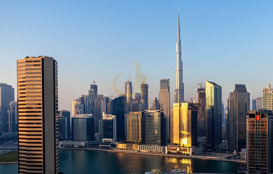 Breathtaking Views of Burj Khalifa | Desirable Address in Business Bay