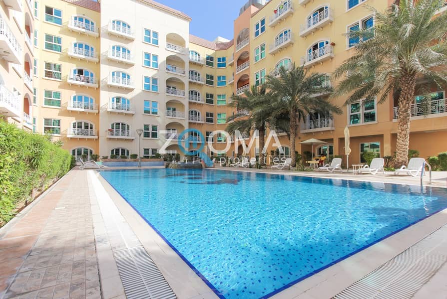 Spacious 2 Beds + Maids | Pool View | Vacant