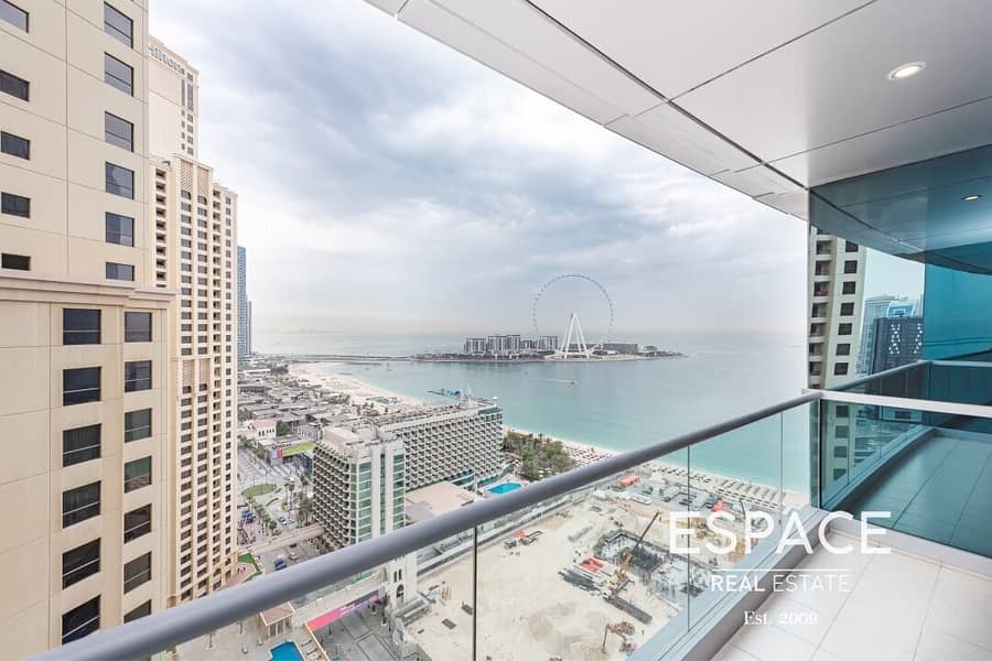 Vacant | 3 Bed High Floor | Partial Sea View