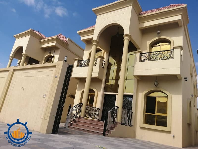 Villa for sale, modern design, wonderful finishes, and a very excellent location in Ajman